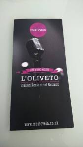 Musicvein Entertainment live at L'Oliveto