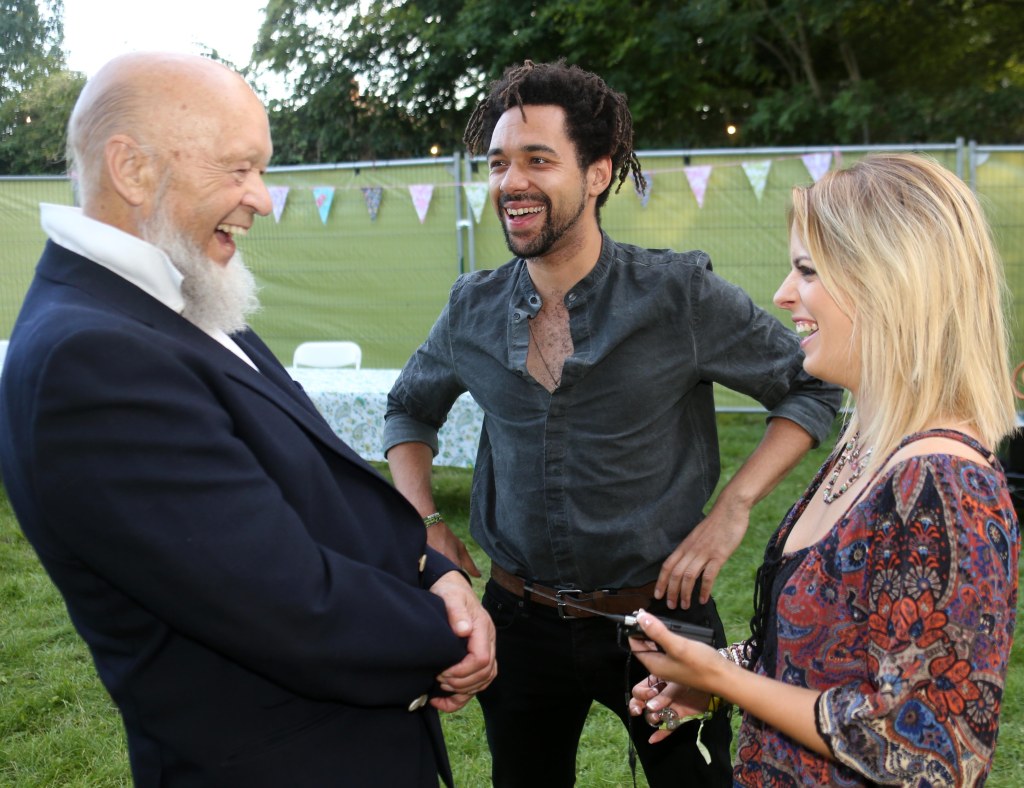 The Shires Meet Their Hero Michael&nbsp;Eavis