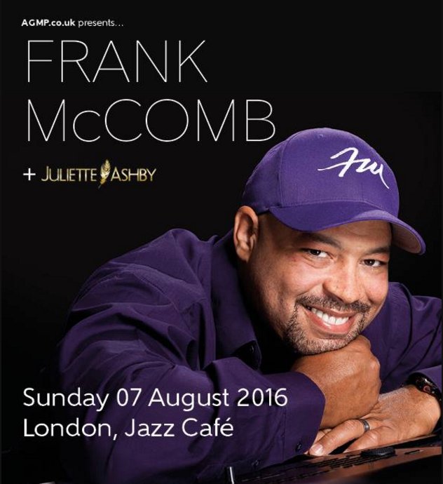 Juliette Ashby Supports Frank McComb – Jazz&nbsp;Cafe
