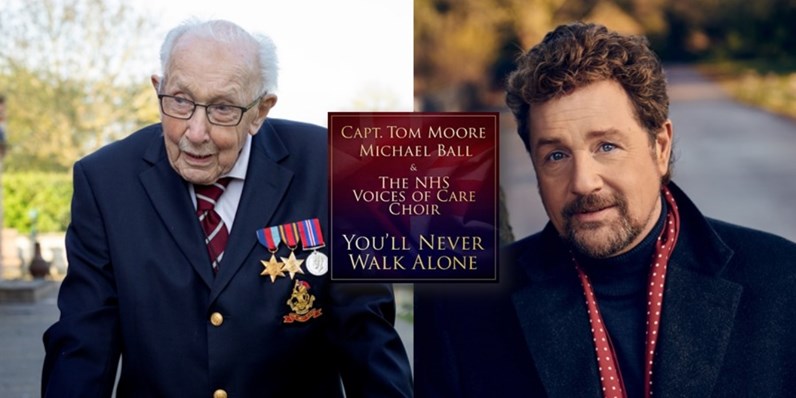 Capt Tom Moore Set To Walk To The Top Of The Charts with Michael&nbsp;Ball